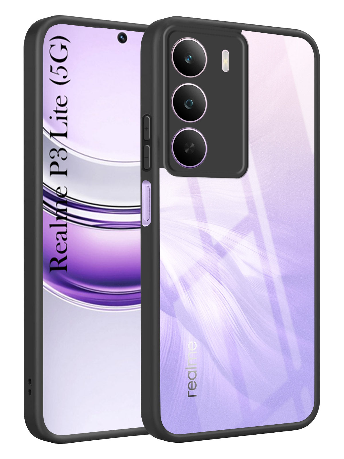 For Realme P3 lite Back Cover Case Ultra-Hybrid (Lifetime Anti Yellow | Anti Scratch | Crystal Clear Shockproof)
