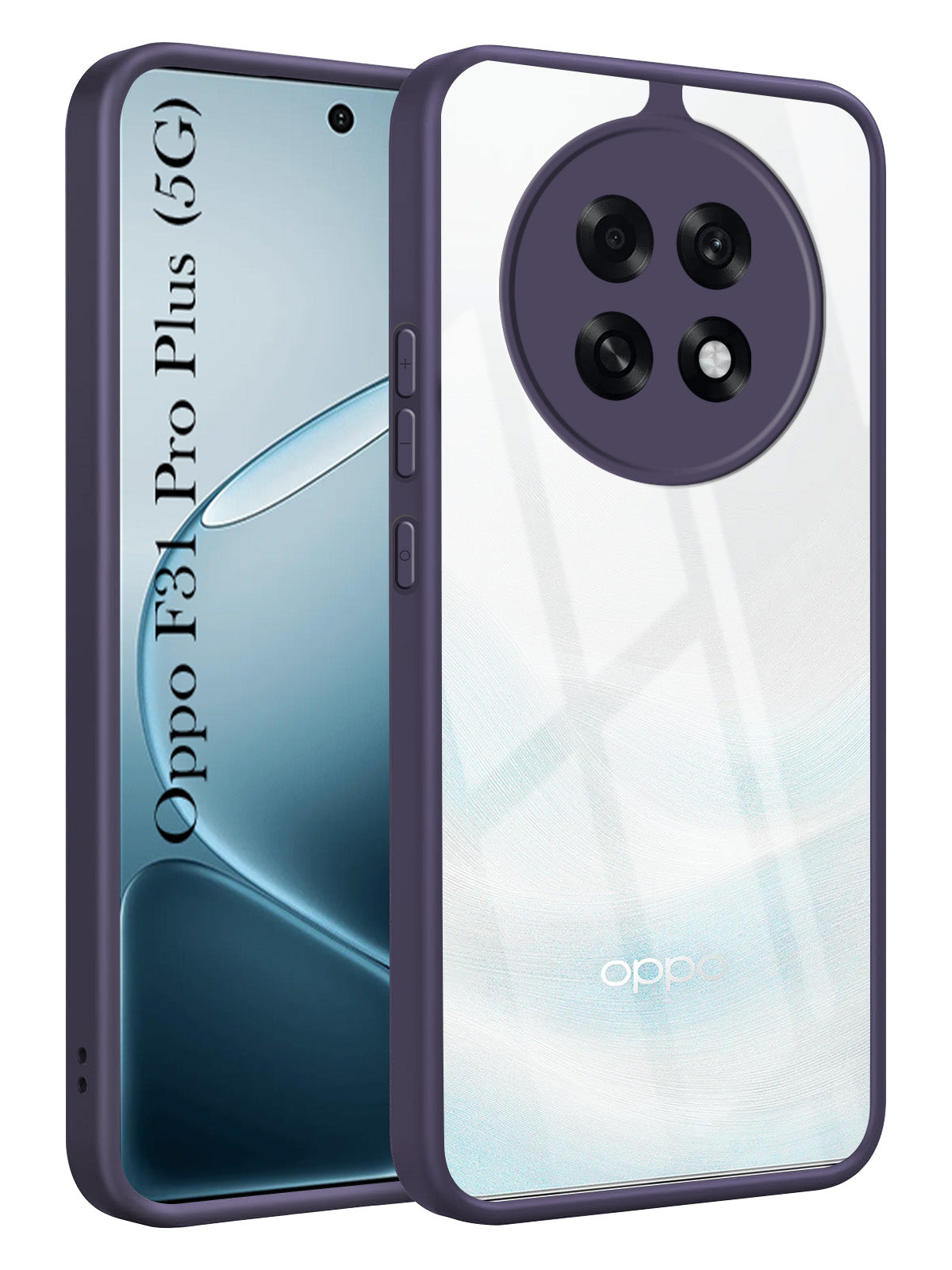 For Oppo F31 Pro Plus Back Cover Case (Lifetime Anti Yellow | Anti Scratch | Crystal Clear Shockproof)