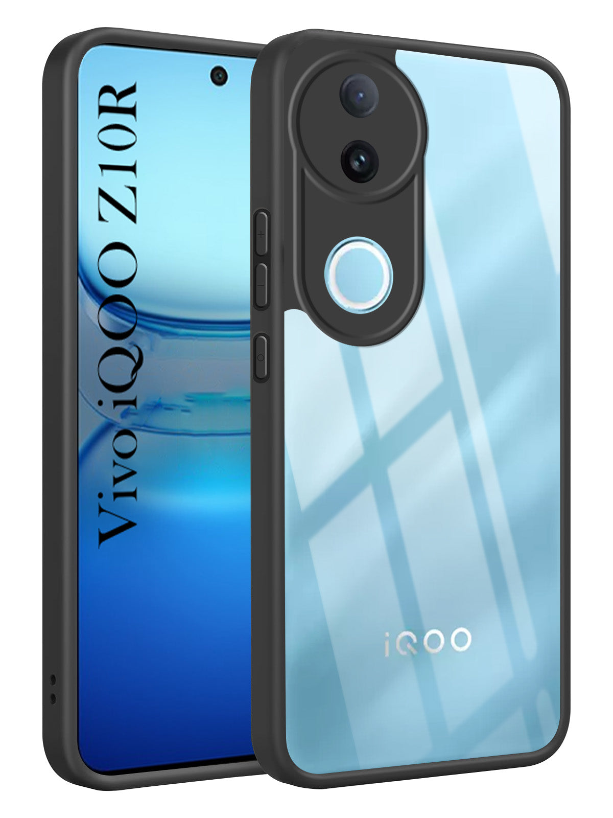 For Vivo iQOO Z10R Back Cover Case (Lifetime Anti Yellow | Anti Scratch | Crystal Clear Shockproof)