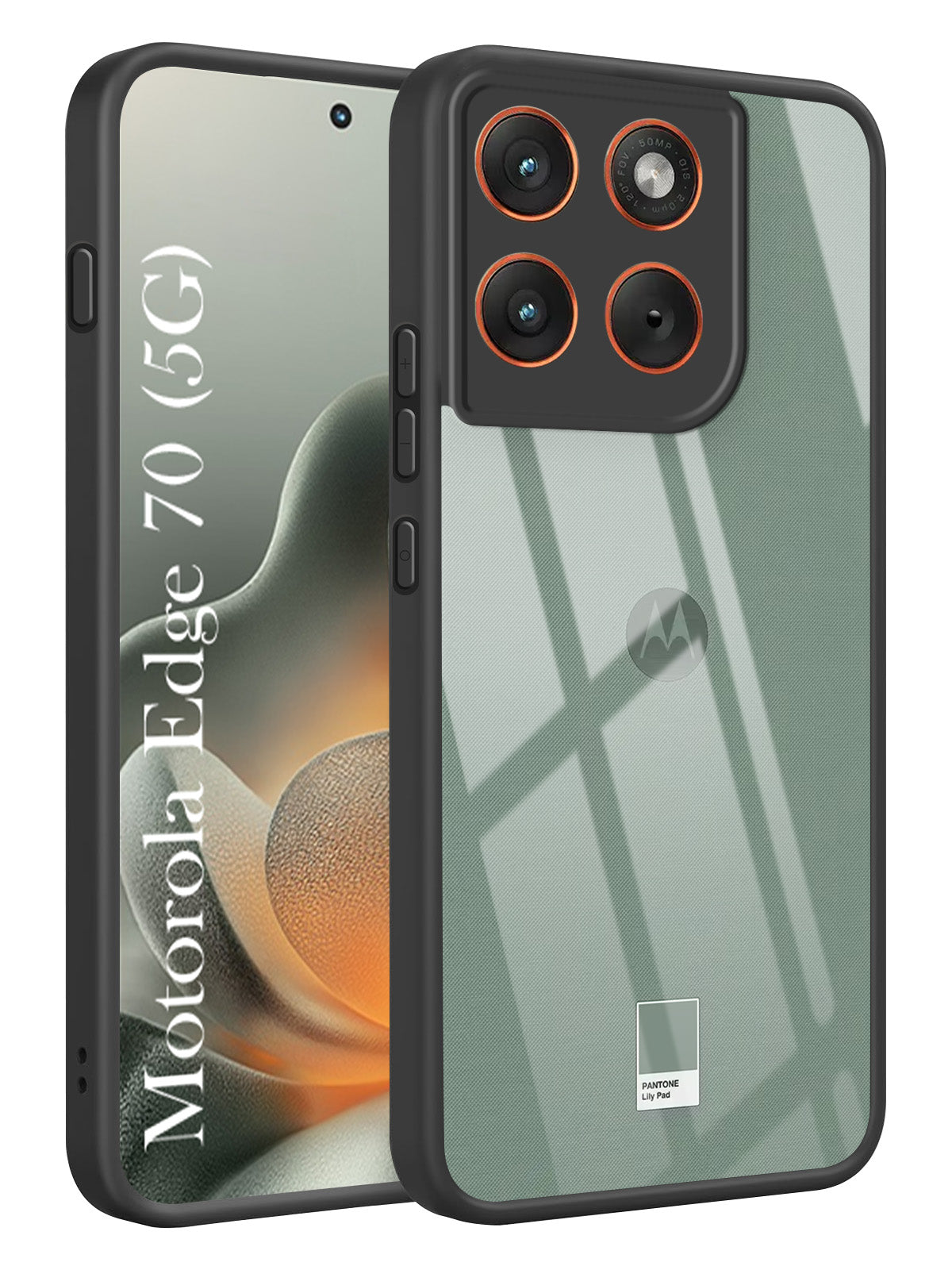 For Motorola Moto Edge 70 Back Cover Case Ultra-Hybrid (Lifetime Anti Yellow | Anti Scratch | Crystal Clear Shockproof)