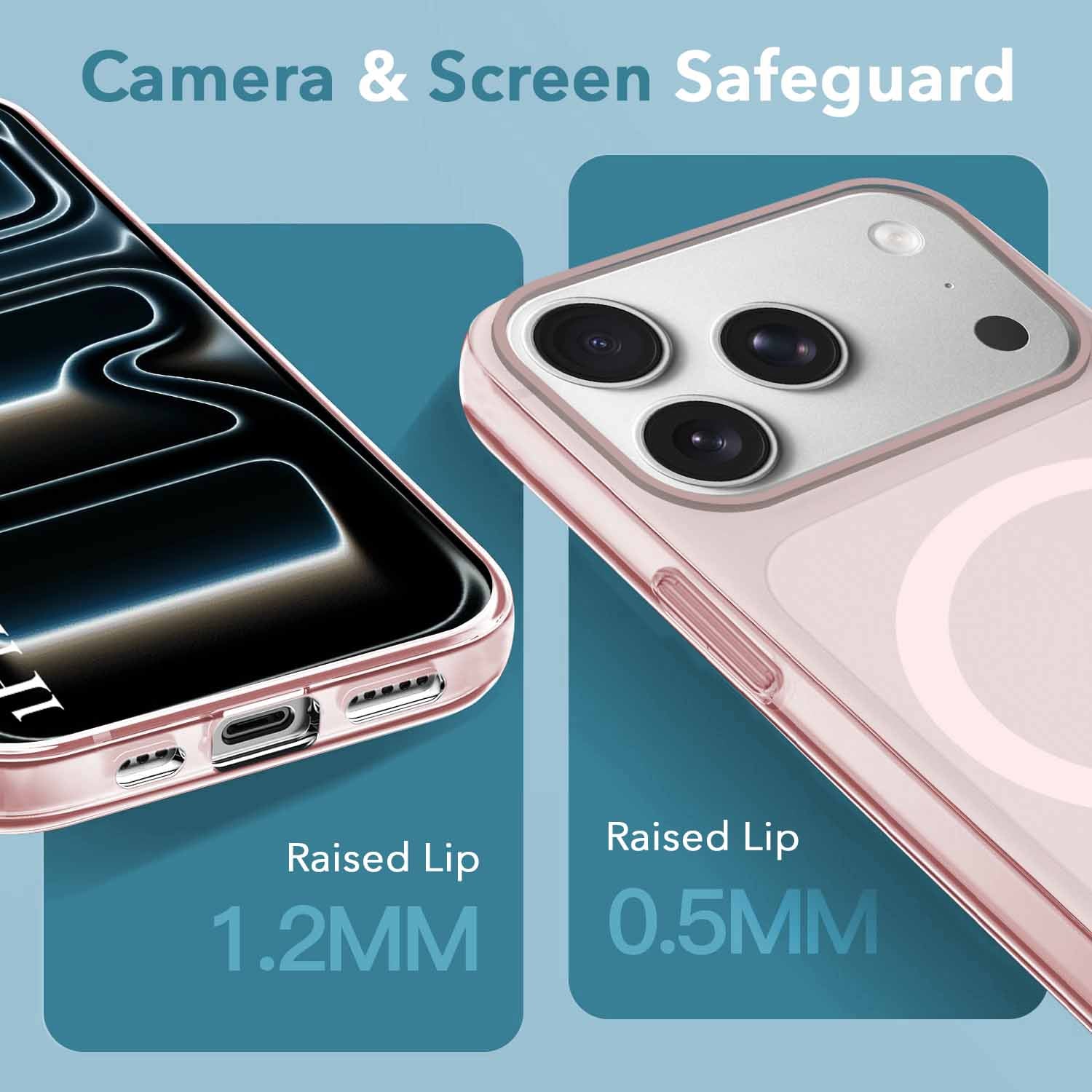 For iPhone 17 Pro | iPhone 18 Pro Back Cover Case (Frosted Matte Feel | MagSafe Compatible Wireless Charging)