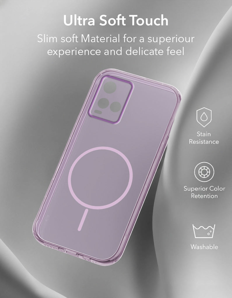 For Vivo Y21e | Vivo Y21A | Vivo Y32 Back Cover Case Silicone (Slim Paper Thin | Camera Protection Bump | Minimalist Professional | Soft Flexible)