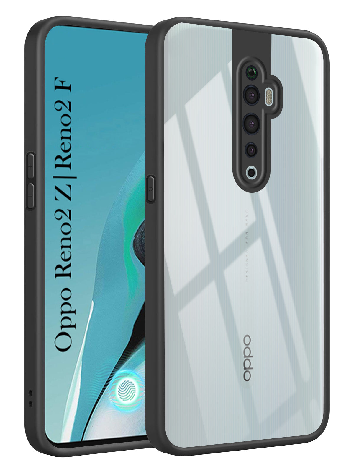 For Reno2 Z | Reno 2Z | Reno 2F | 2 F Back Cover Case Ultra-Hybrid (Lifetime Anti Yellow | Anti Scratch | Crystal Clear Shockproof)