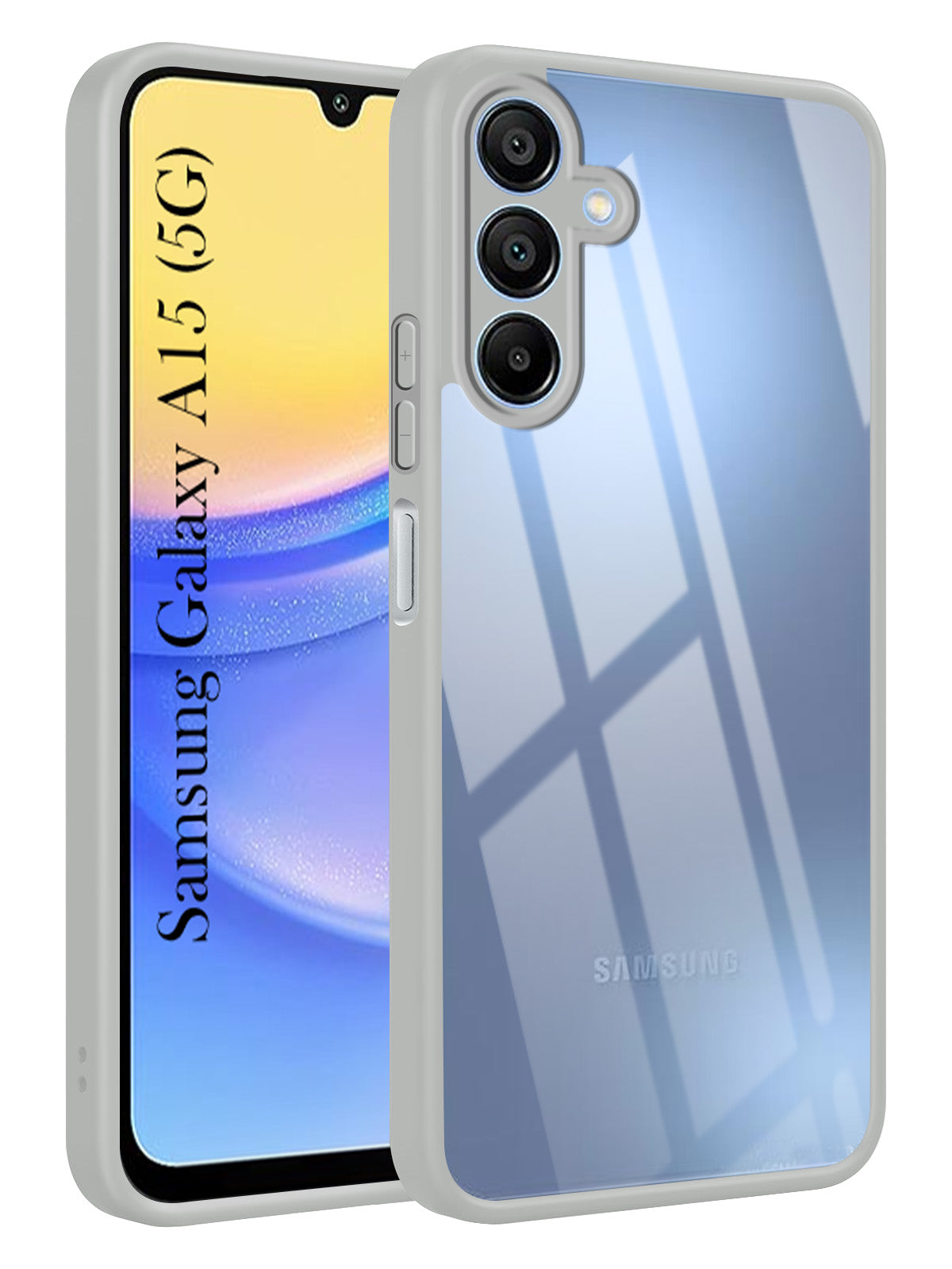 For Samsung Galaxy A15 5G Back Cover Case Ultra-Hybrid (Lifetime Anti Yellow | Anti Scratch | Crystal Clear Shockproof)