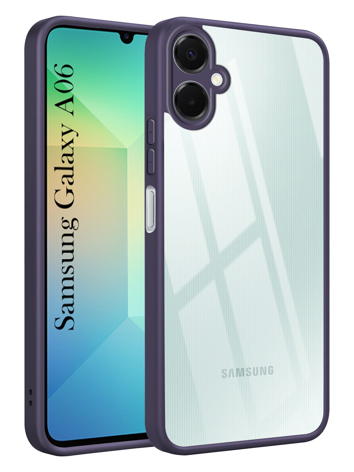 For Samsung Galaxy A06 Back Cover Case (Lifetime Anti Yellow | Anti Scratch | Crystal Clear Shockproof)