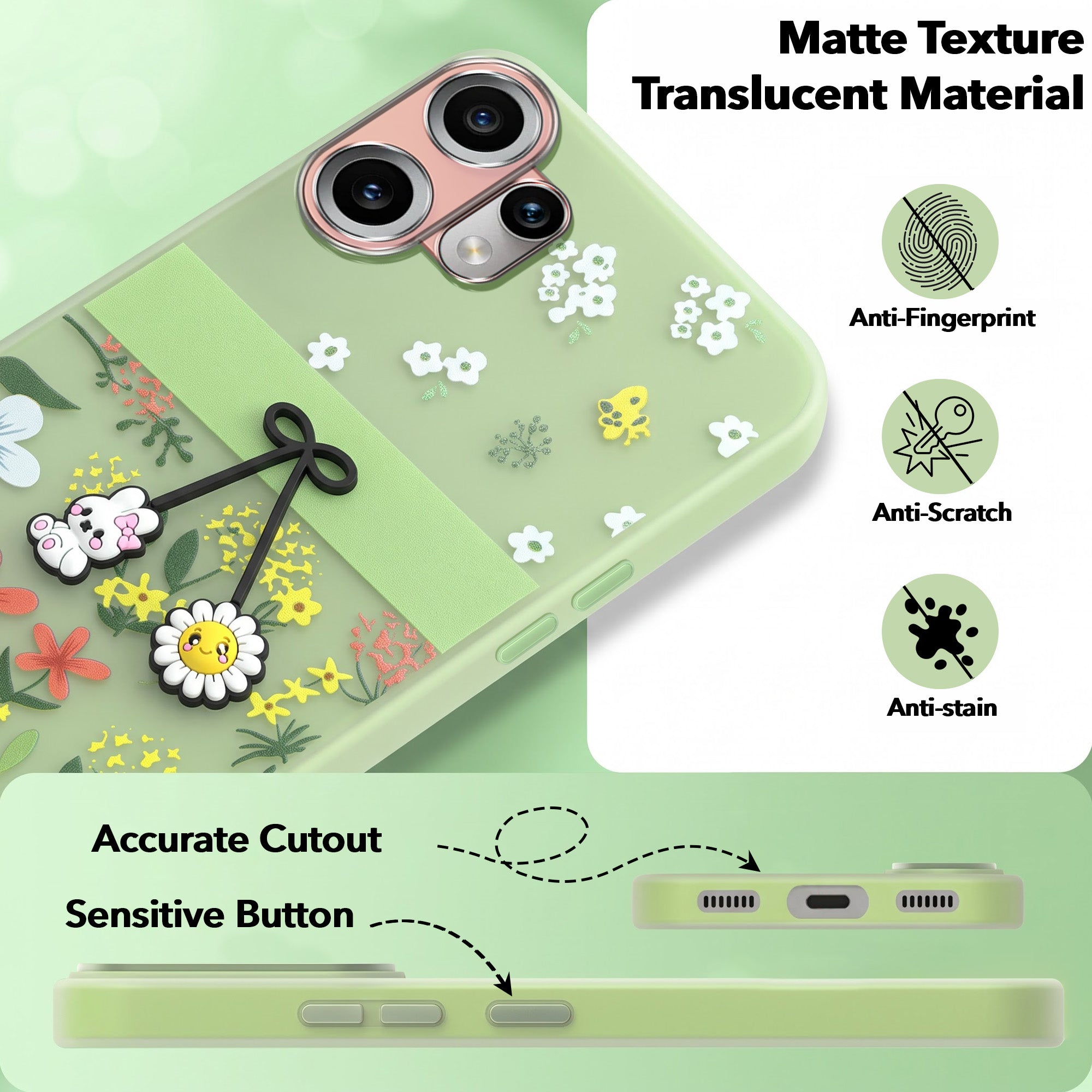 For Nothing CMF Phone 2 Pro Back Cover Case (3D Cute Cartoons | Hard Back Side Soft | Matte Premium Finish | HD Printing)