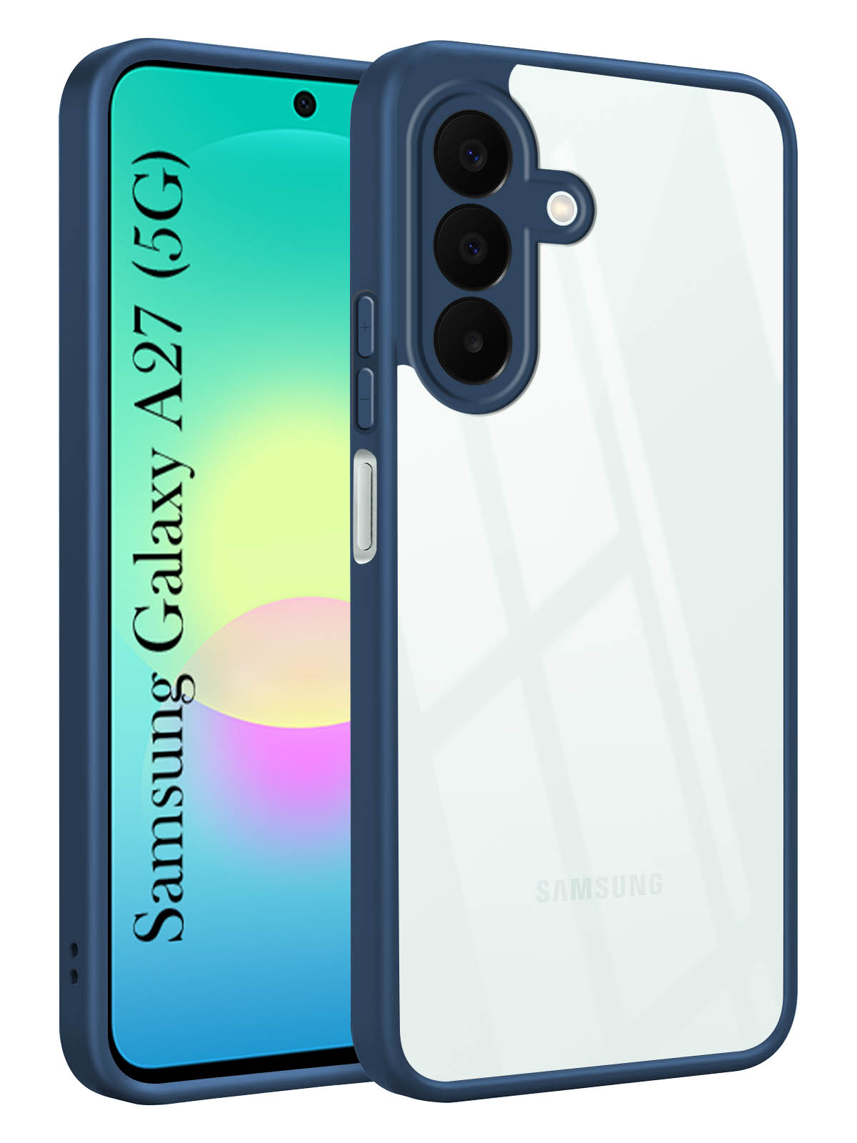 For Samsung Galaxy A27 5G | Samsung Galaxy M47 5G Back Cover Case Ultra-Hybrid (Lifetime Anti Yellow | Anti Scratch | Crystal Clear Shockproof)