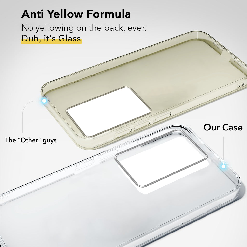 For Vivo T3 5G Back Cover Case (Hard Anti Yellow Clear Case | Drop & Camera Protection | Shockproof Polycarbonate)