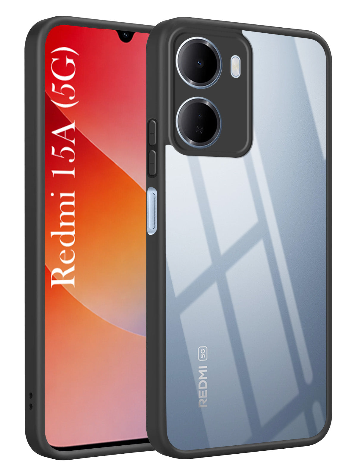For Redmi 15A 5G Back Cover Case Ultra-Hybrid (Lifetime Anti Yellow | Anti Scratch | Crystal Clear Shockproof)