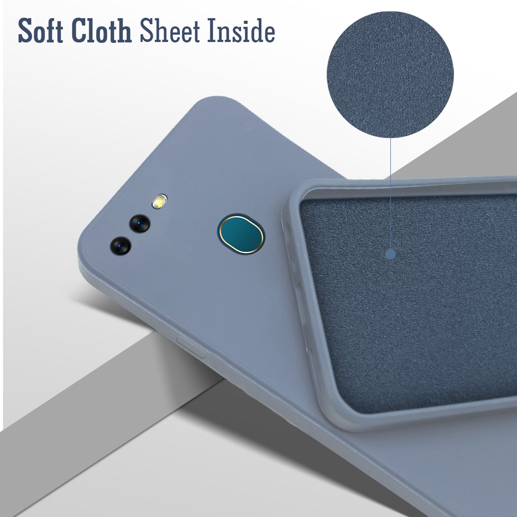 For Oppo A11k Back Cover Case (Inside Fiber Cloth | Smooth Matte Finish | Elegant Professional Look)