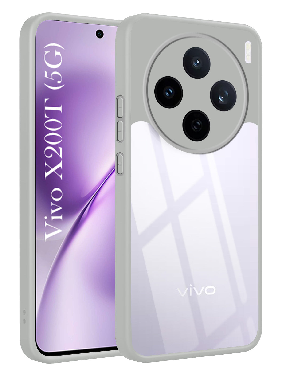 For Vivo X200T Back Cover Case Ultra-Hybrid (Lifetime Anti Yellow | Anti Scratch | Crystal Clear Shockproof)