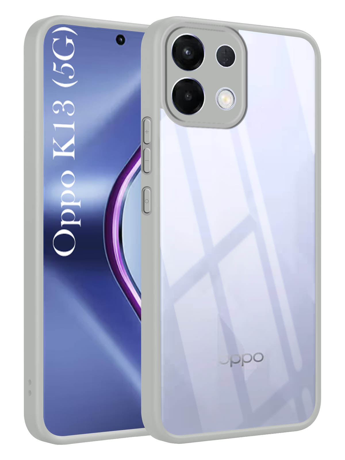 For Oppo K13 Back Cover Case (Lifetime Anti Yellow | Anti Scratch | Crystal Clear Shockproof)