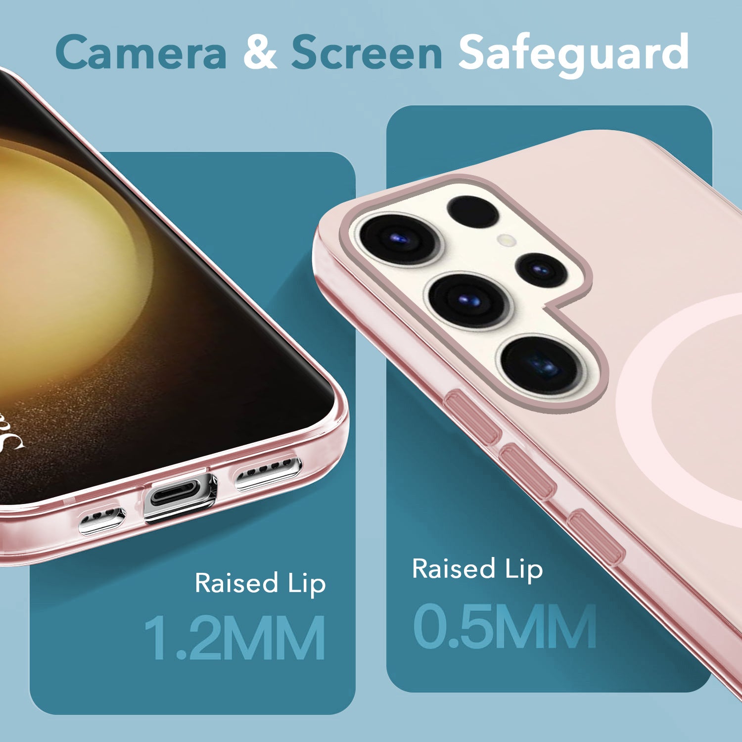 For Samsung Galaxy S23 Ultra Back Cover Case (Frosted Matte Feel | MagSafe Compatible Wireless Charging | Polycarbonate Material)