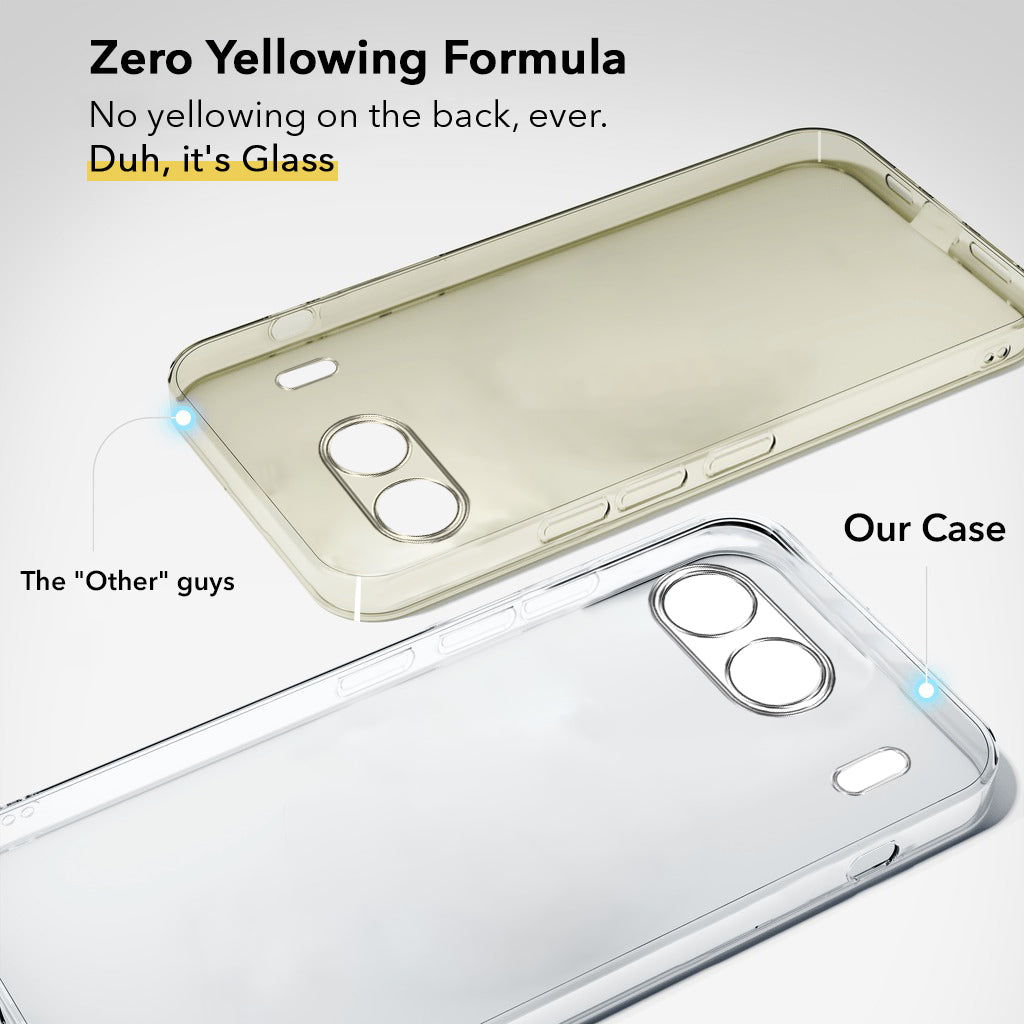 For Oneplus Nord 4 Back Cover (Hard Anti Yellow Clear Case | Drop & Camera Protection | Shockproof Polycarbonate)