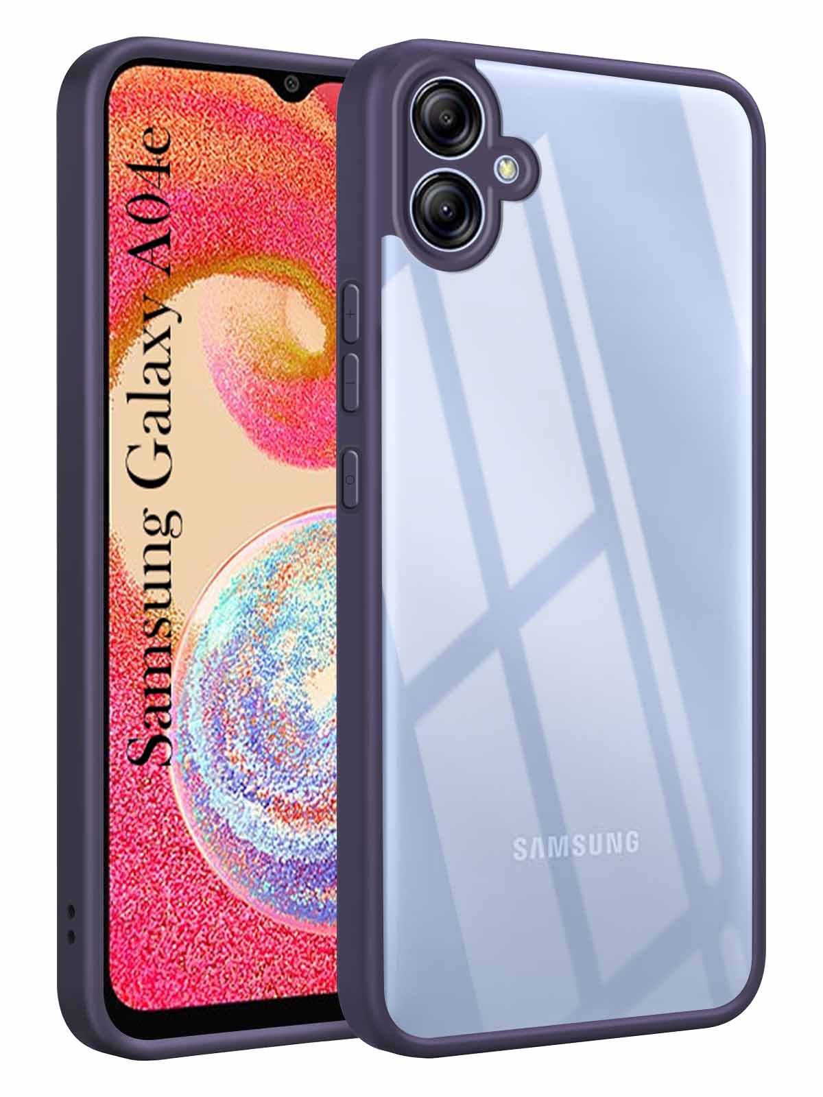 For Samsung Galaxy A04 | A04E Back Cover Case Ultra-Hybrid (Lifetime Anti Yellow | Anti Scratch | Crystal Clear Shockproof)