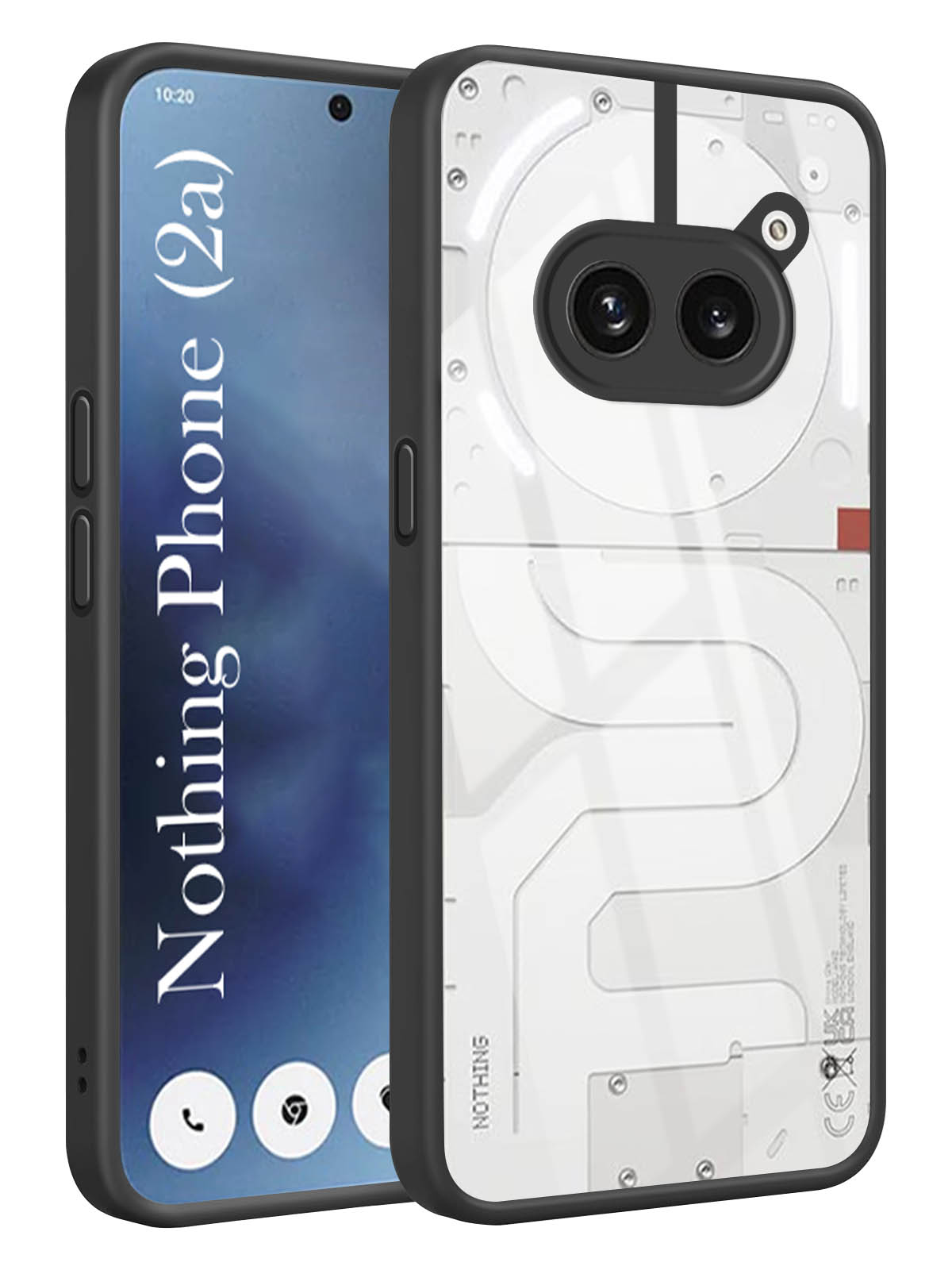 For Nothing Phone 2A 5G Back Cover Case (Lifetime Anti Yellow | Anti Scratch | Crystal Clear Shockproof)