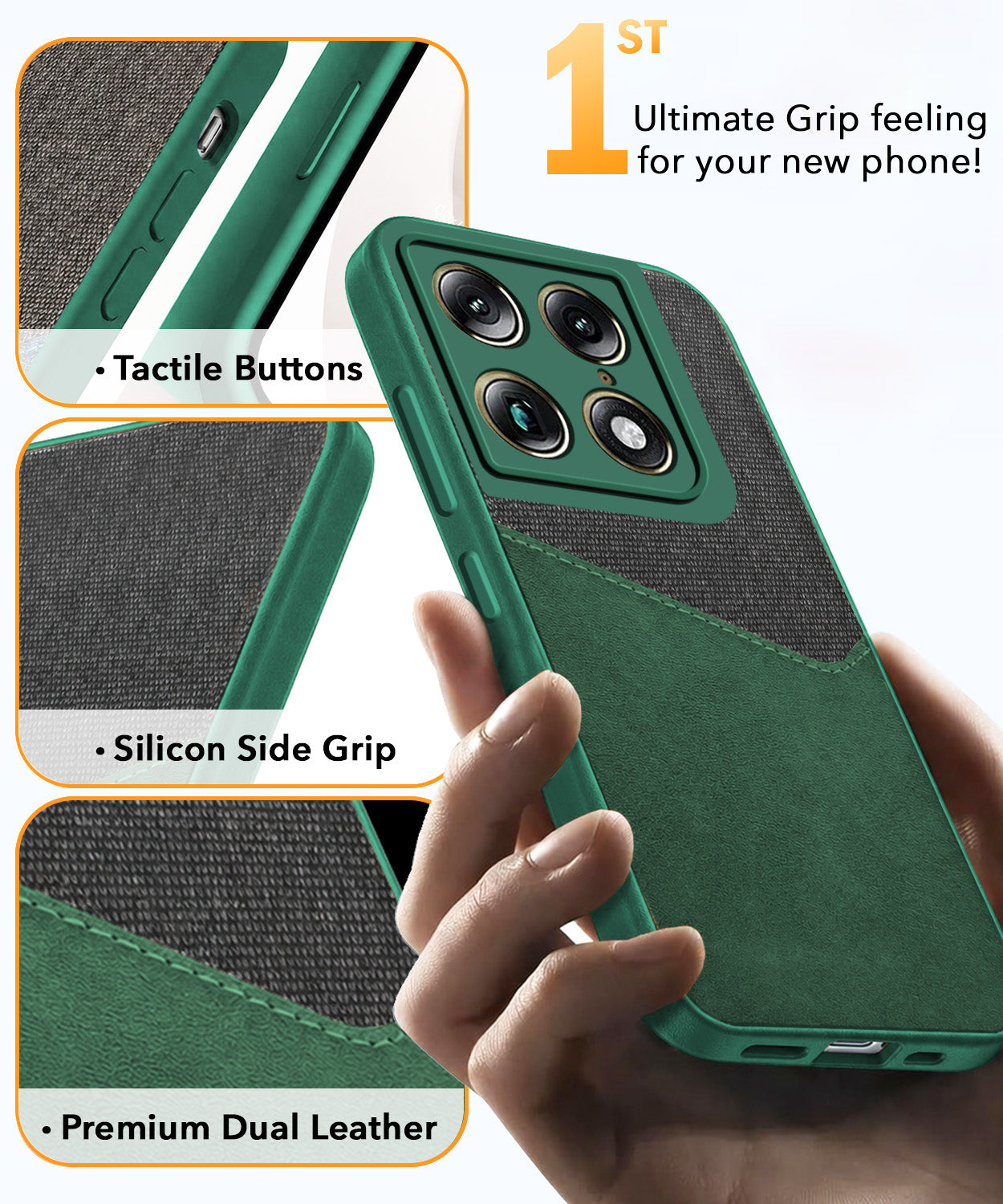 For Motorola Moto Signature 5G Back Cover Case (Dual PU Leather Stitch | Professional Minimalist | Soft and Flexible)