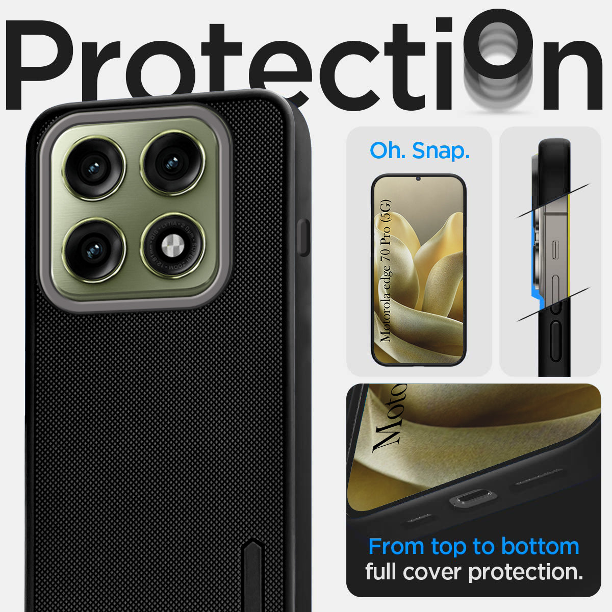 For Motorola Moto Edge 70 Pro Back Cover Case Rubberised (Textured Grip Design| Micro-Fiber Cloth Inside | Slim and Light Weight | Soft Touch and Feel)
