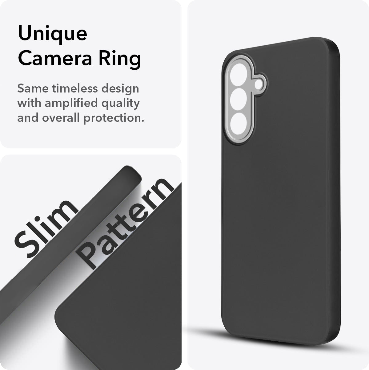 For Samsung Galaxy A26 5G Back Cover Case Matte Silicone (Dual Colour |Full Camera Protection | Sleek and Professional)
