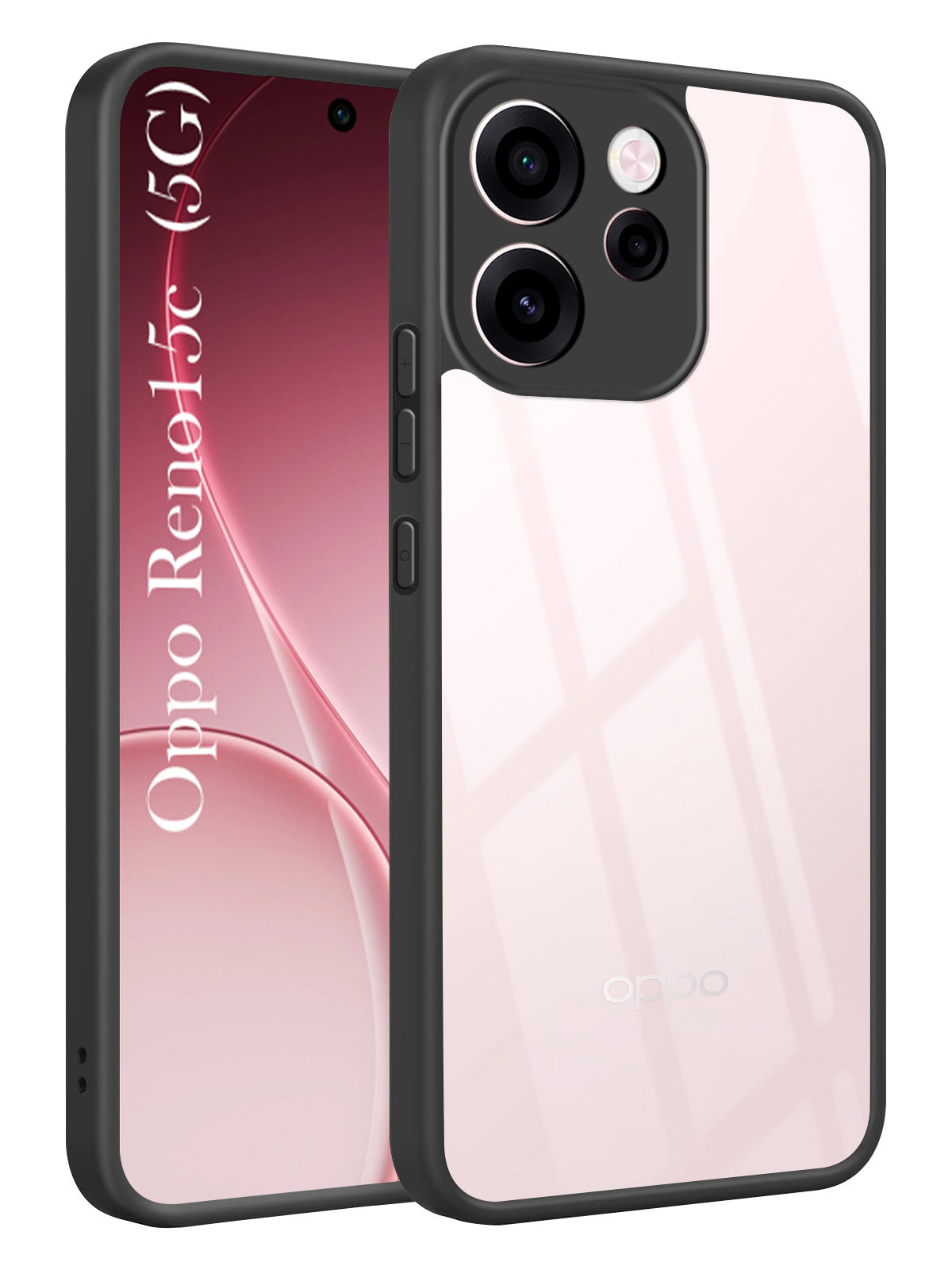 For Oppo Reno 15c Back Cover Case Ultra-Hybrid (Lifetime Anti Yellow | Anti Scratch | Crystal Clear Shockproof)