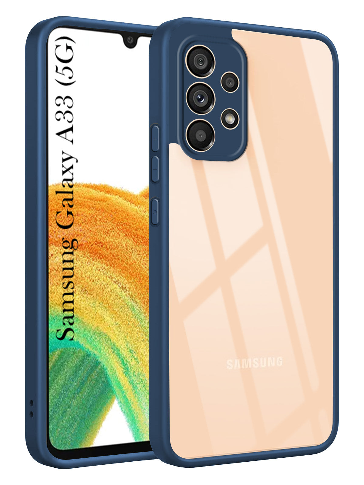 For Samsung Galaxy A33 5G Back Cover Case Ultra-Hybrid (Lifetime Anti Yellow | Anti Scratch | Crystal Clear Shockproof)