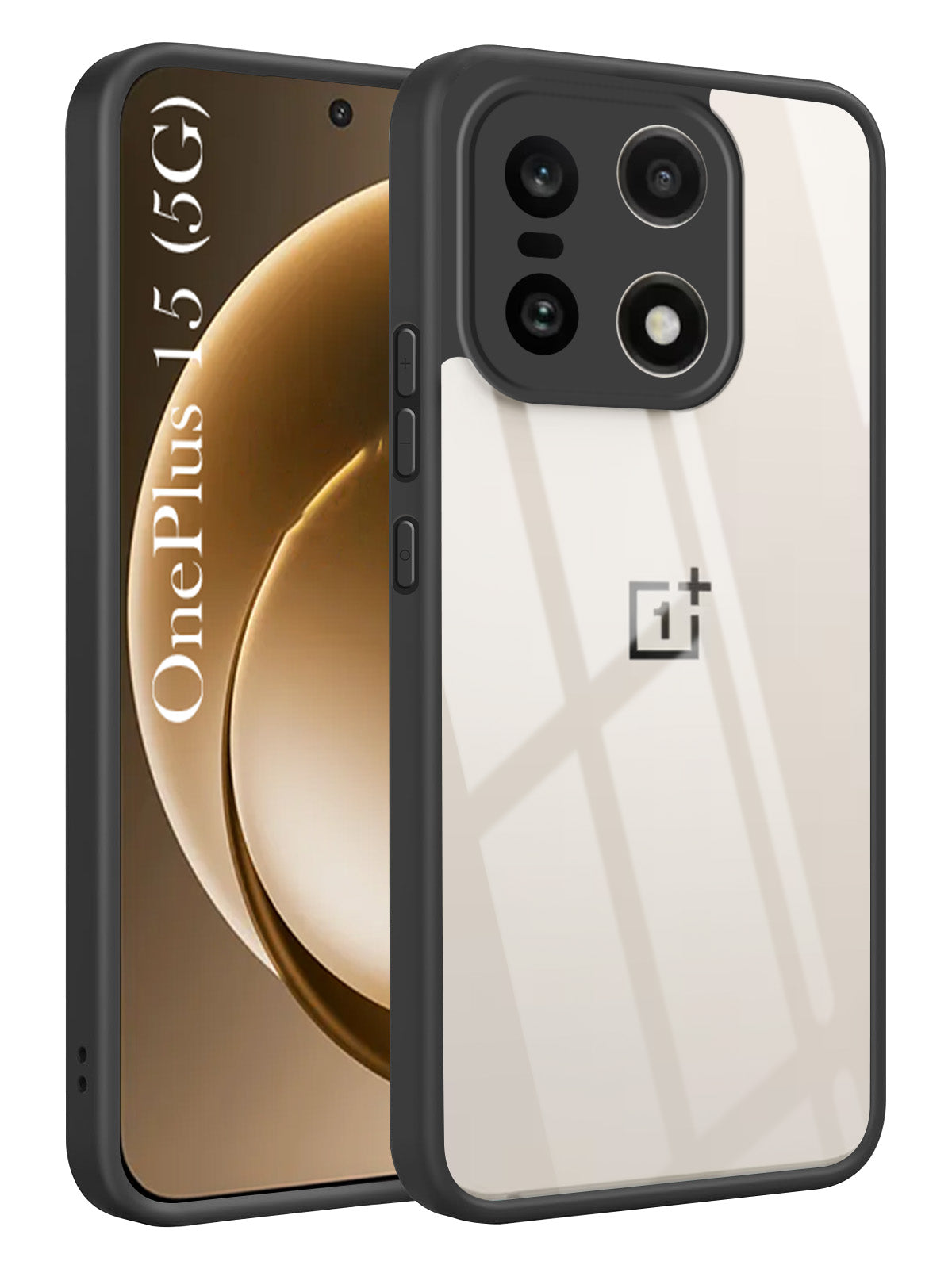 For OnePlus 15 5G Back Cover Case Ultra-Hybrid (Lifetime Anti Yellow | Anti Scratch | Crystal Clear Shockproof)