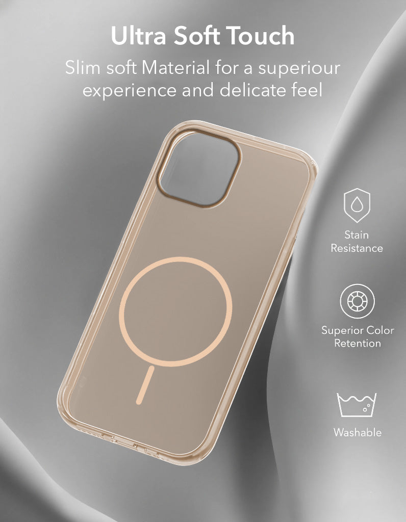 For Apple iPhone 15 Plus Back Cover Case Silicone (Slim Paper Thin | Camera Protection Bump | Minimalist Professional | Soft Flexible)