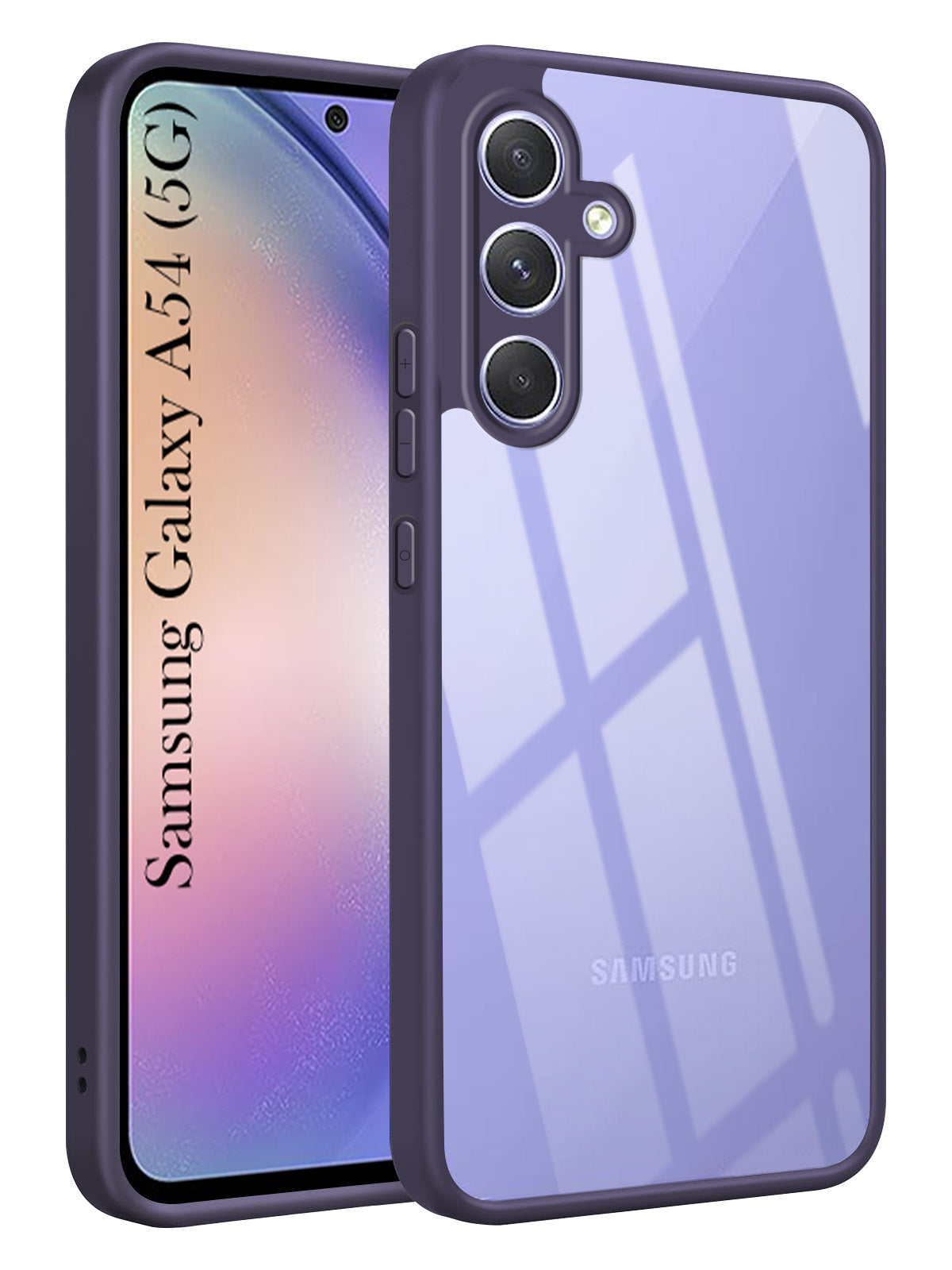 For Samsung Galaxy A54 5G Back Cover Case Ultra-Hybrid (Lifetime Anti Yellow | Anti Scratch | Crystal Clear Shockproof)
