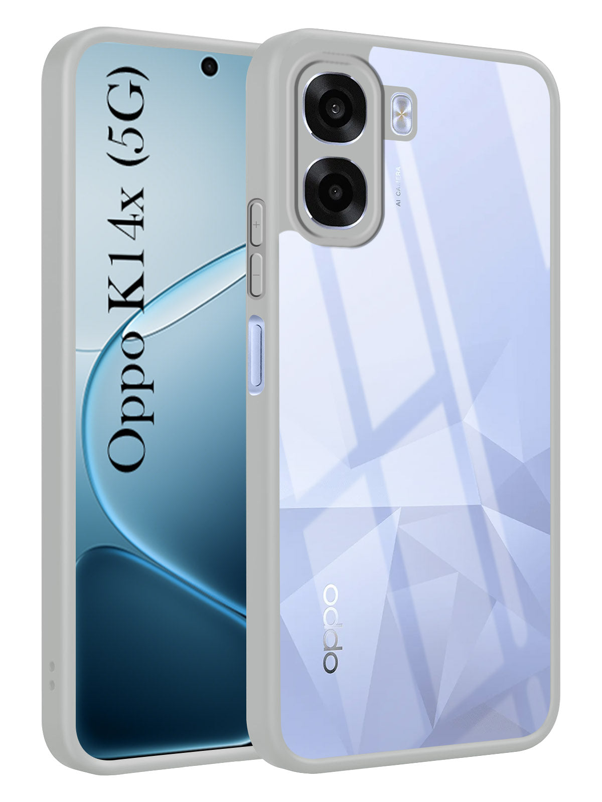For Oppo K14x 5G Back Cover Case Ultra-Hybrid (Lifetime Anti Yellow | Anti Scratch | Crystal Clear Shockproof)