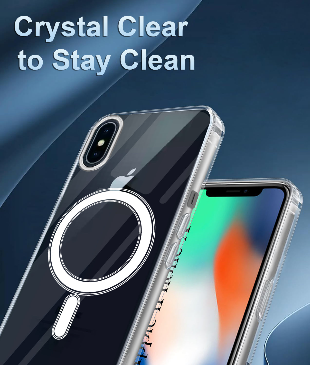 Wireless Charging Iphone Xs Clear Protective Case For Apple IPhone