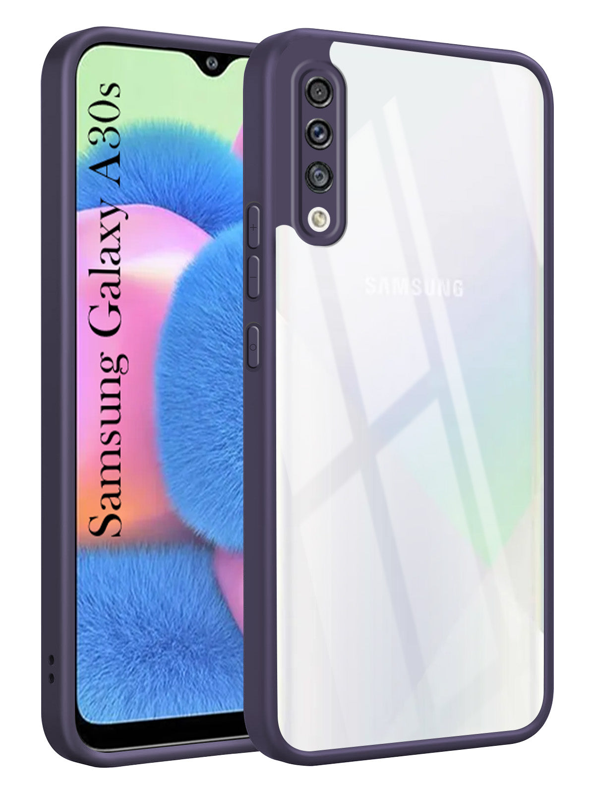 For Samsung Galaxy A30s Back Cover Case Ultra-Hybrid (Lifetime Anti Yellow | Anti Scratch | Crystal Clear Shockproof)