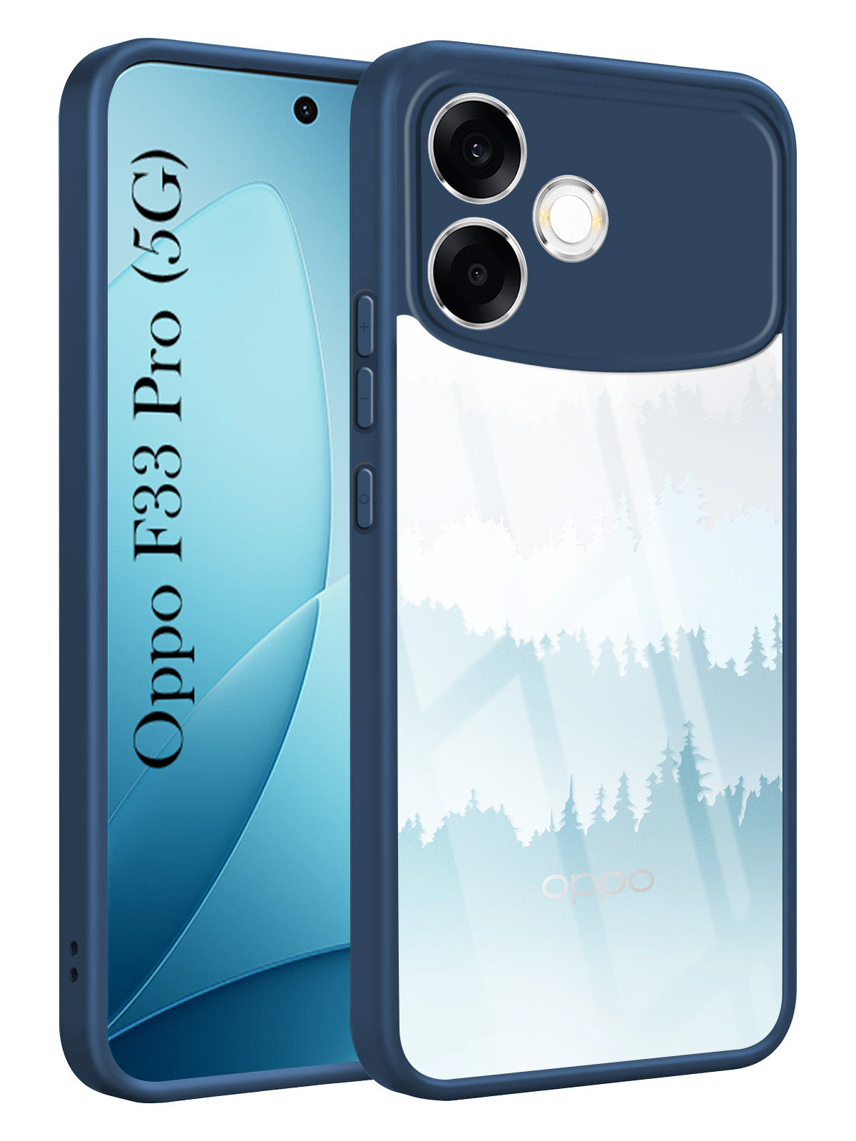 For Oppo F33 Pro 5G Back Cover Case Ultra-Hybrid (Lifetime Anti Yellow | Anti Scratch | Crystal Clear Shockproof)