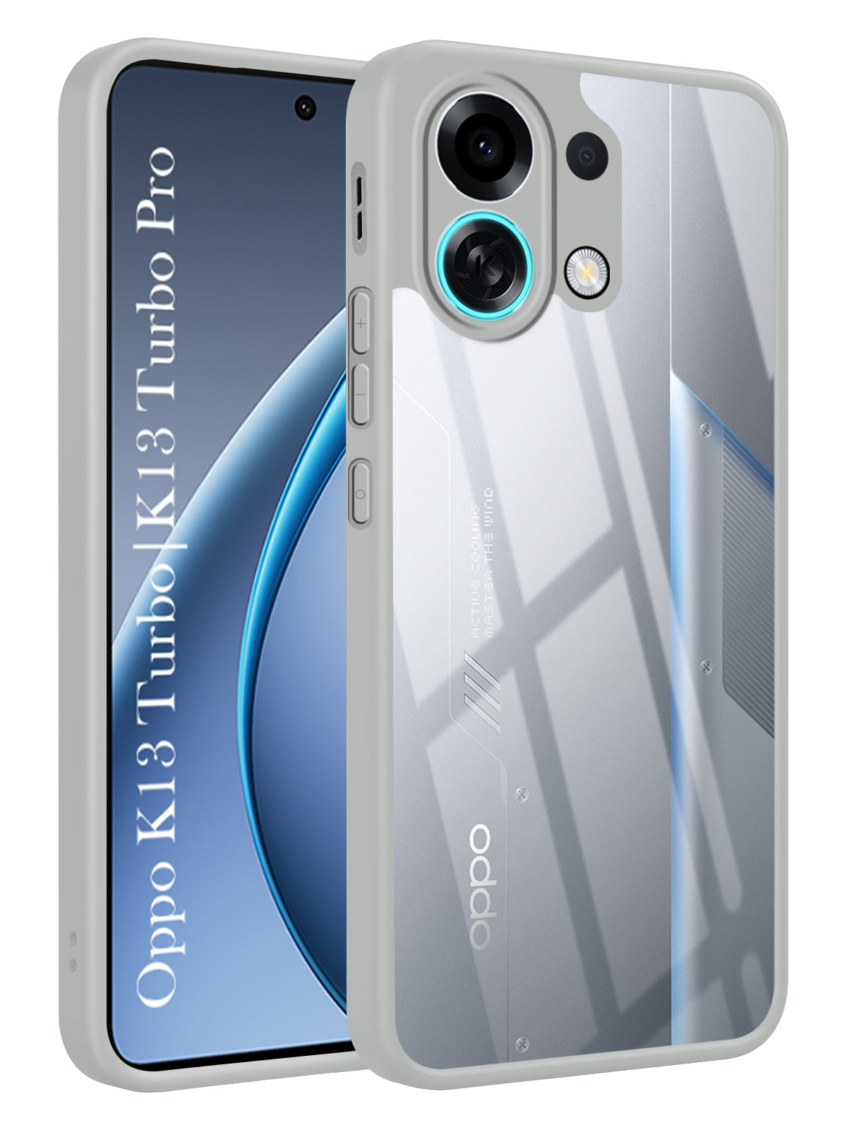 For Oppo K13 Turbo | Oppo K13 Turbo Pro Back Cover Case (Lifetime Anti Yellow | Anti Scratch | Crystal Clear Shockproof)