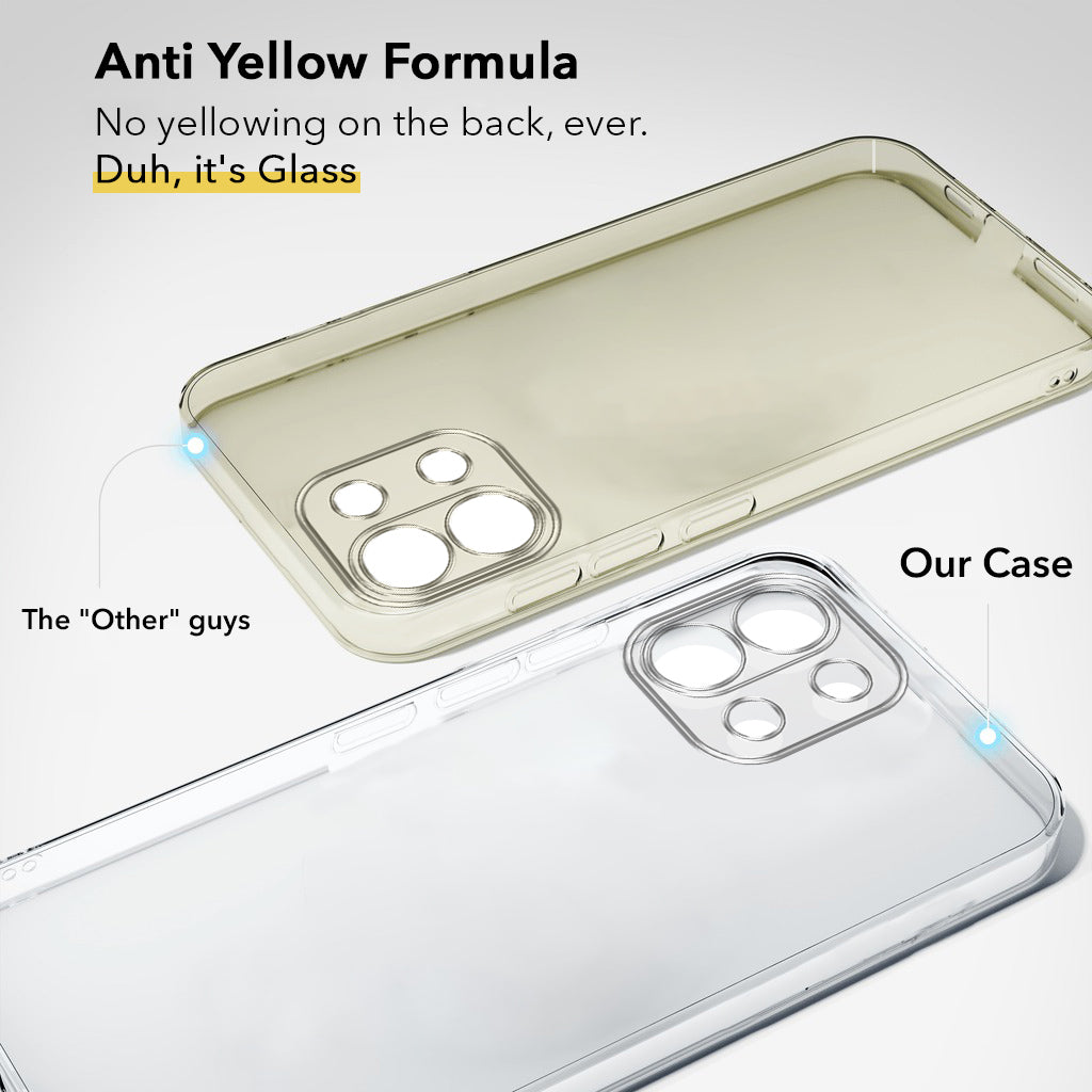 For Oppo K13 Back Cover Case (Hard Anti Yellow Clear Case | Sleek Hard Crystal Clear | Drop & Camera Protection | Shockproof Polycarbonate)