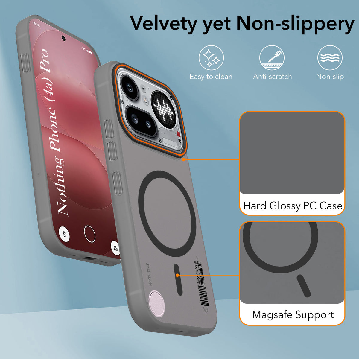 For Nothing Phone 4A Pro 5G Back Cover Case (Soft Touch | Camera Bump Protection | MagSafe Compatible | Matte Finish)