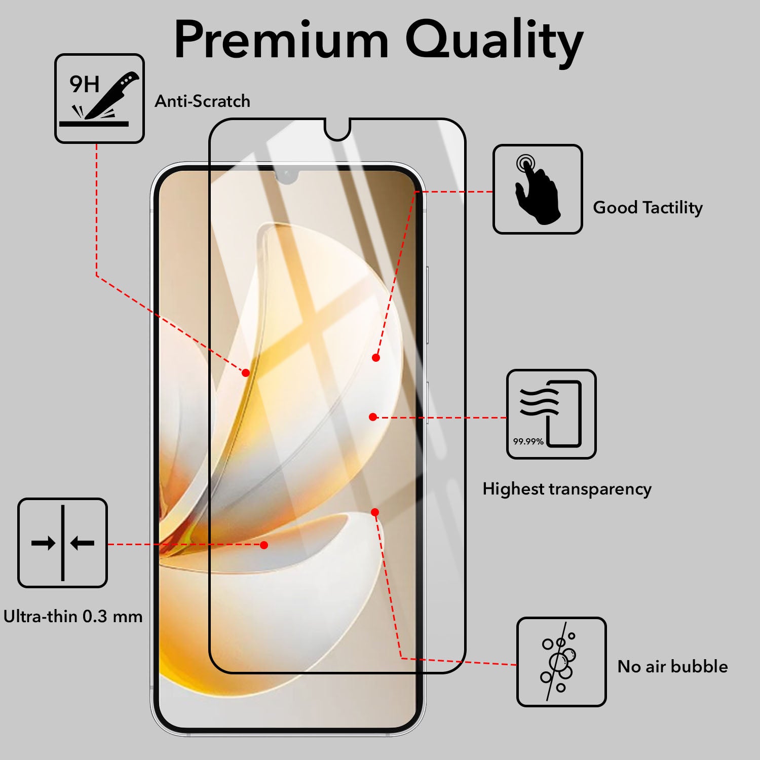 (Pack of 2) Tempered Glass For Realme P4 Lite | Realme Narzo 80 Lite 4G Military-Grade Gorilla Screen Protector With Installation Kit | Shatterproof, Full Coverage, HD Clear, Scratch Resistant