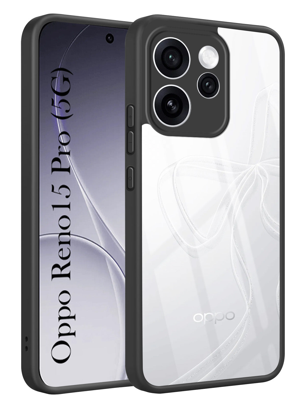 For Oppo Reno15 Pro 5G | Oppo Reno 15 Pro 5G Back Cover Case Ultra-Hybrid (Lifetime Anti Yellow | Anti Scratch | Crystal Clear Shockproof)