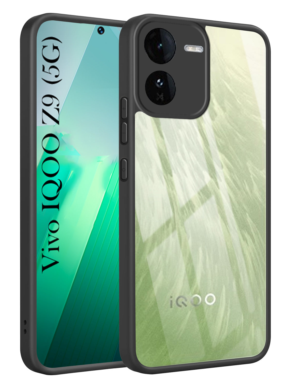 For vivo iQOO Z9 Back Cover Case Ultra-Hybrid (Lifetime Anti Yellow | Anti Scratch | Crystal Clear Shockproof)