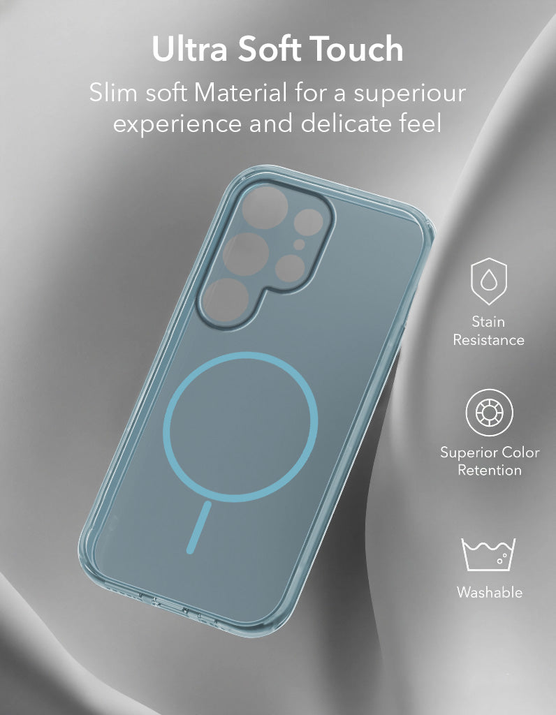 For Samsung Galaxy S25 Ultra Back Cover Case Silicone (Slim Paper Thin | Camera Protection Bump | Minimalist Professional | Soft Flexible)