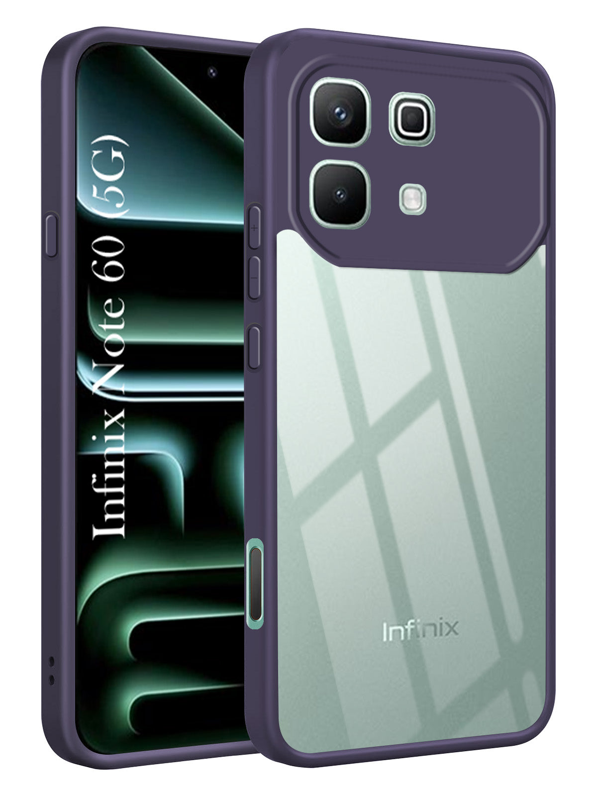 For Infinix Note 60 5G Back Cover Case Ultra-Hybrid (Lifetime Anti Yellow | Anti Scratch | Crystal Clear Shockproof)