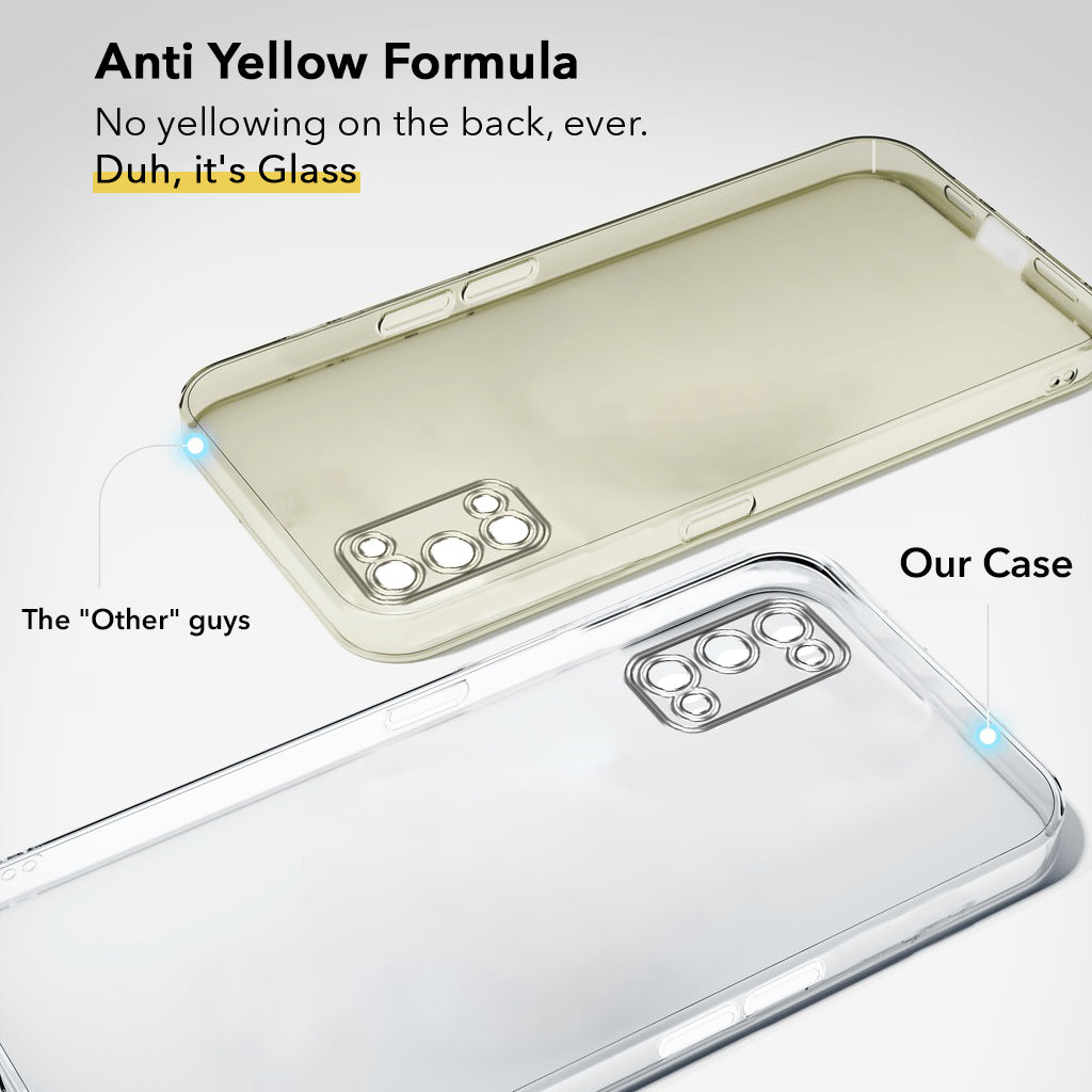 For Realme GT 7 Pro Back Cover Case Lifetime Anti-Yellow Clear (Sleek Hard Crystal | Shockproof and Camera Protection)