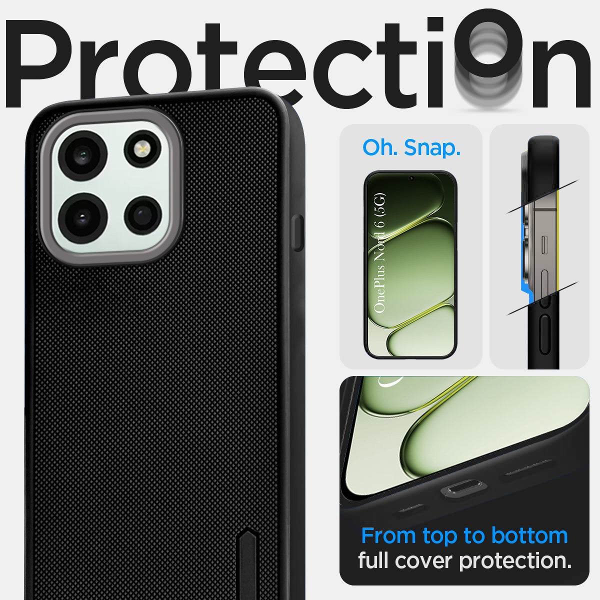 For Oneplus Nord 6 Back Cover Case Rubberised (Textured Grip Design | Camera Protection | Slim and Light Weight | Soft Touch and Feel)