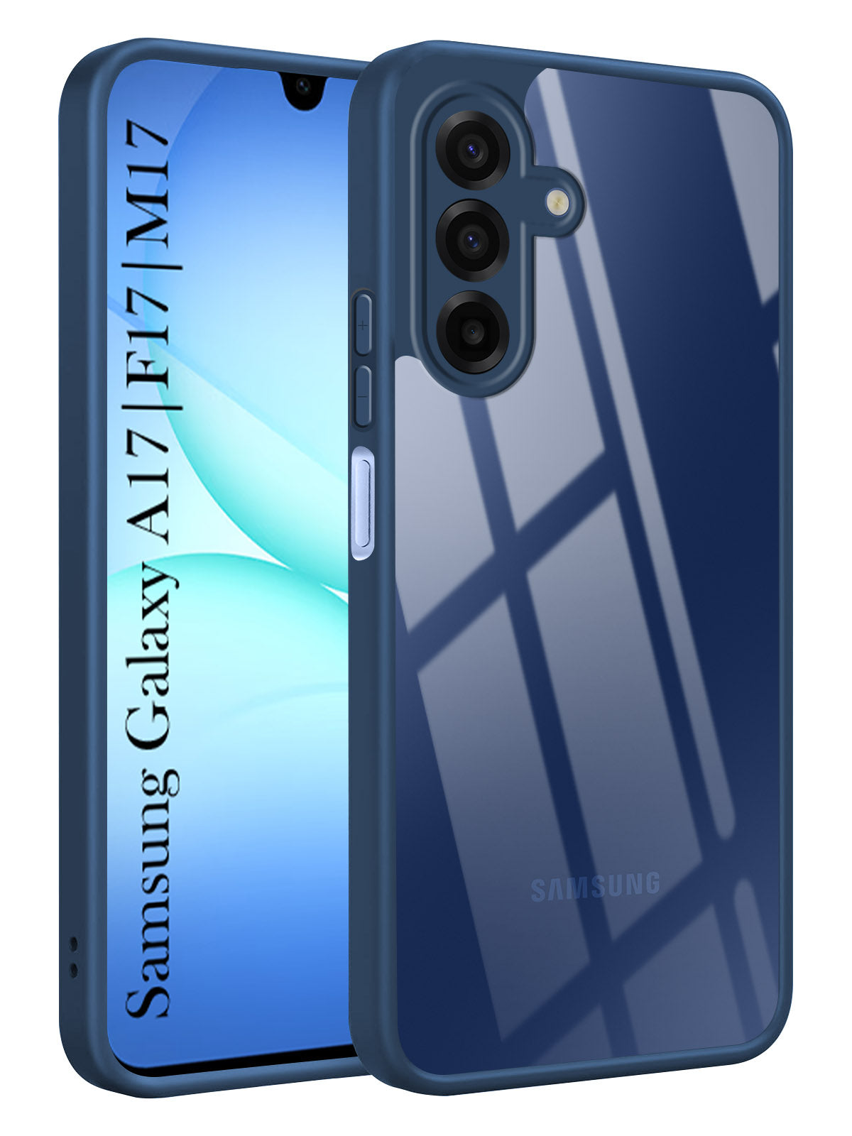 For Samsung Galaxy A17 | Samsung F17 | Samsung M17 5G Back Cover Case Ultra-Hybrid (Lifetime Anti Yellow | Anti Scratch | Crystal Clear Shockproof)