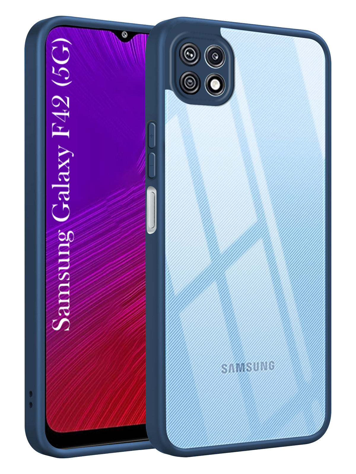 For Samsung Galaxy F42 5G Back Cover Case Ultra-Hybrid (Lifetime Anti Yellow | Anti Scratch | Crystal Clear Shockproof)