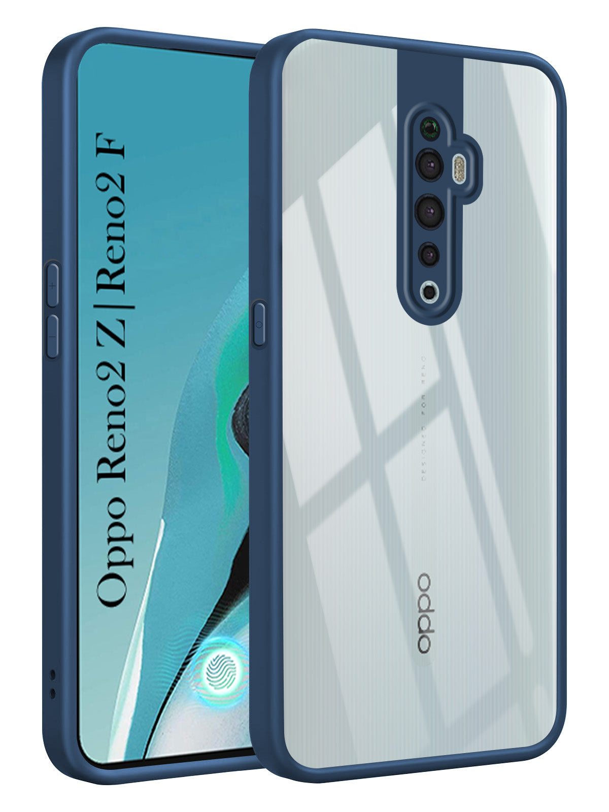 For Reno2 Z | Reno 2Z | Reno 2F | 2 F Back Cover Case Ultra-Hybrid (Lifetime Anti Yellow | Anti Scratch | Crystal Clear Shockproof)
