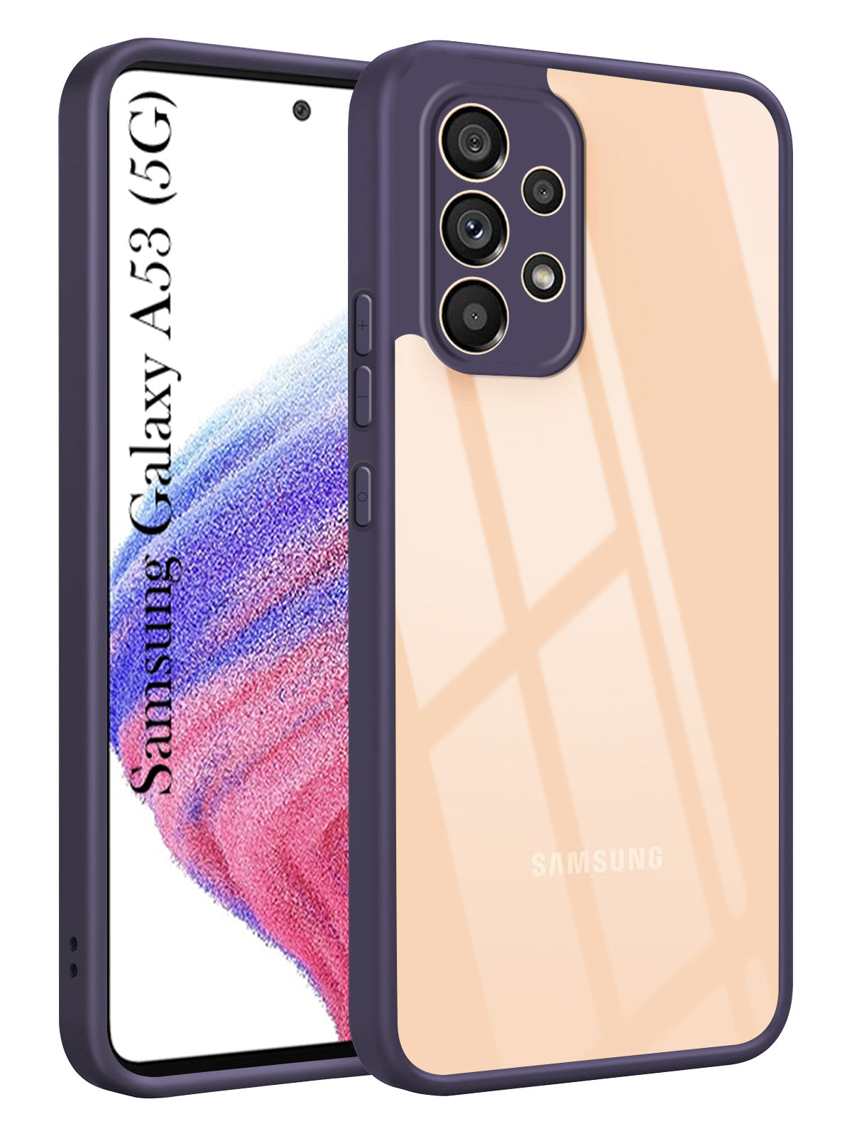 For Samsung Galaxy A53 5G Back Cover Case (Lifetime Anti Yellow | Anti Scratch | Crystal Clear Shockproof)