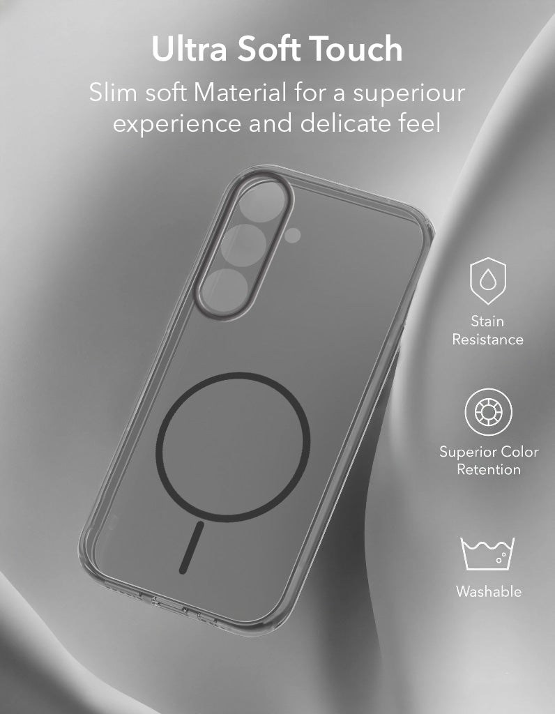 For Samsung Galaxy S25 Back Cover Case Silicone (Slim Paper Thin | Camera Protection Bump | Minimalist Professional | Soft Flexible)