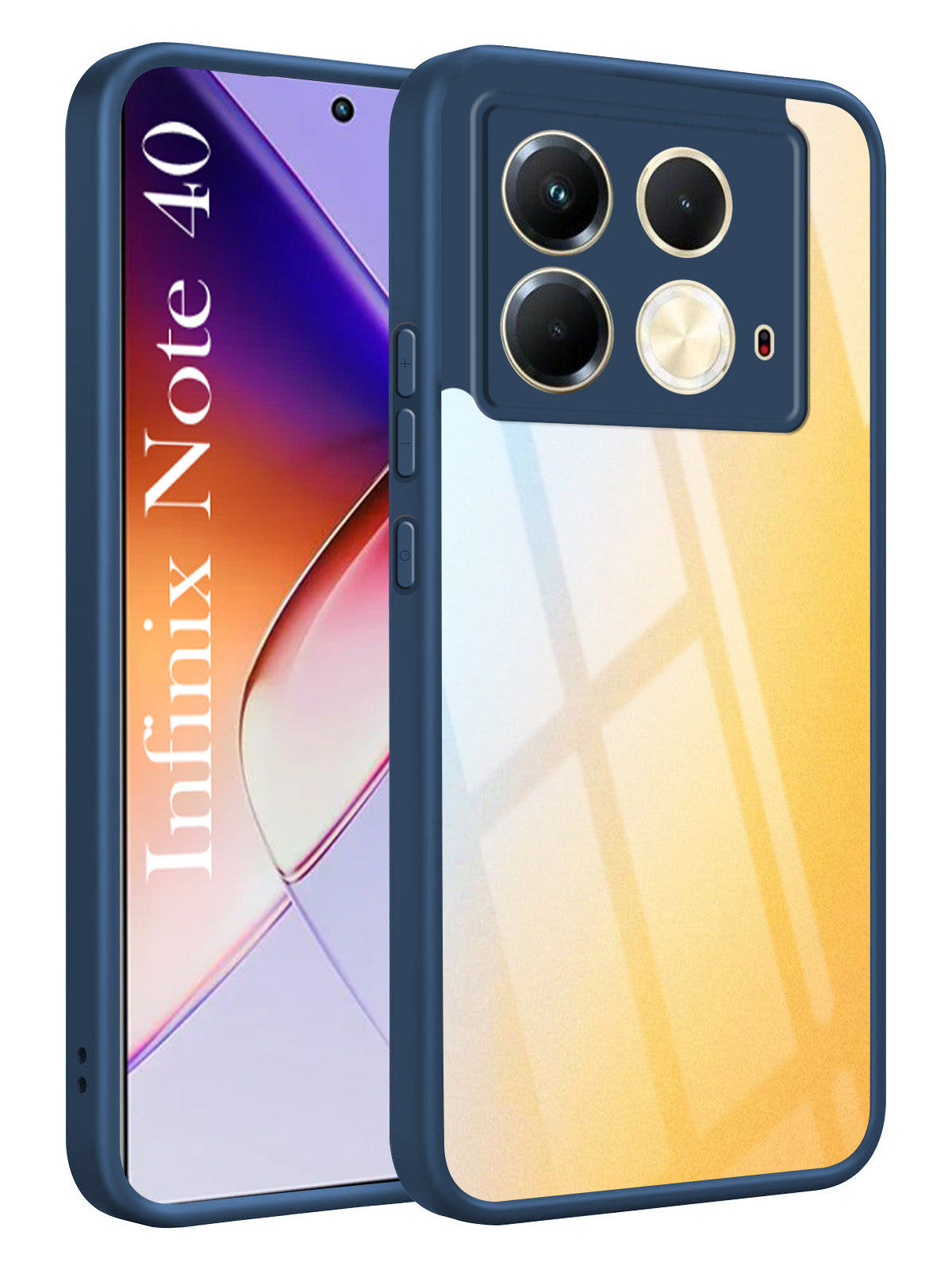 For Infinix Note 40 Back Cover Case (Lifetime Anti Yellow | Anti Scratch | Crystal Clear Shockproof)