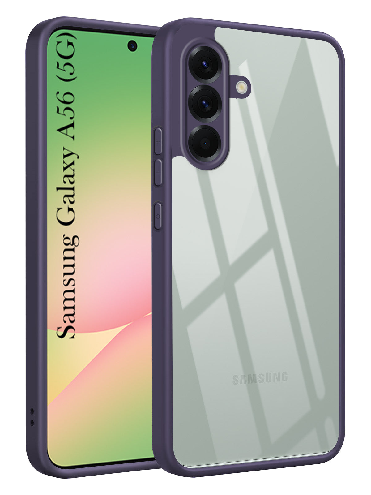 For Samsung Galaxy A56 Back Cover Case (Lifetime Anti Yellow | Anti Scratch | Crystal Clear Shockproof)