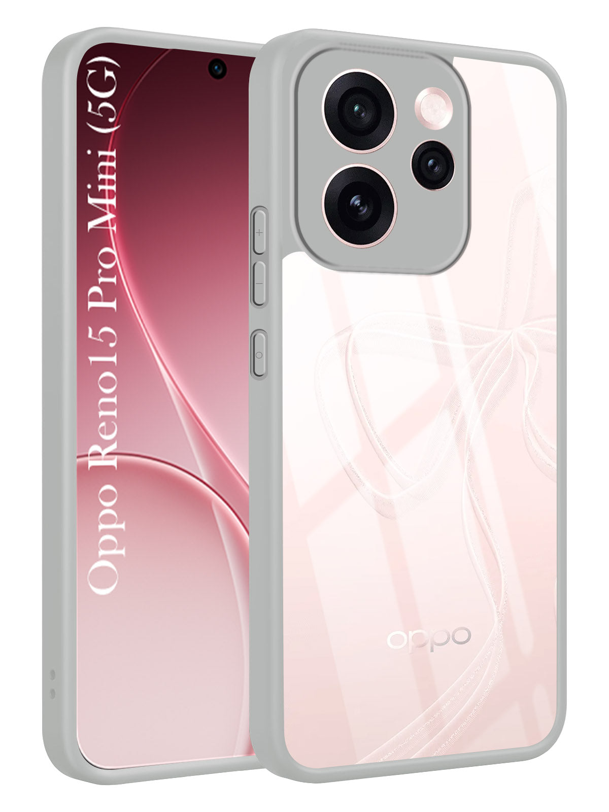 For Oppo Reno15 Pro Mini 5G | Oppo Reno 15 Pro Mini 5G Back Cover Case Ultra-Hybrid (Lifetime Anti Yellow | Anti Scratch | Crystal Clear Shockproof)